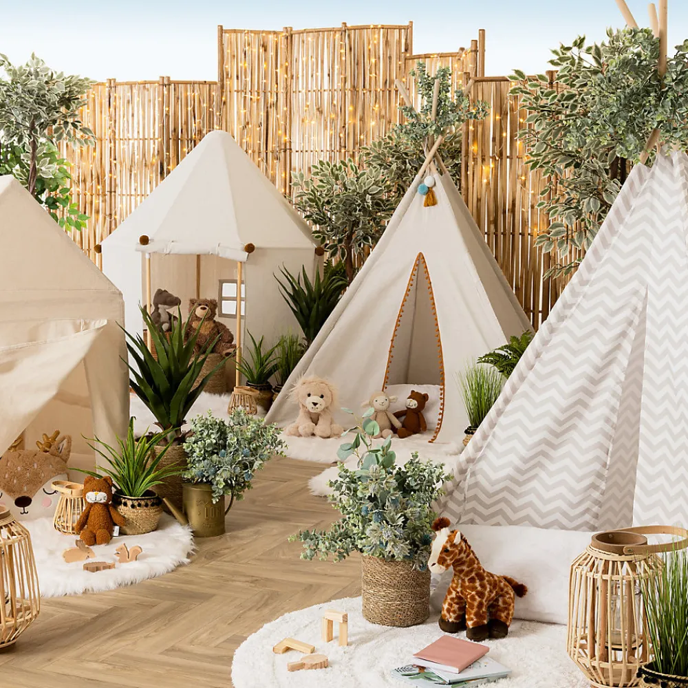 Tipi enfant Wapi - écru - peuplier H160 cm - Atmosphera>Atmosphera Créateur D'Intérieur Hot