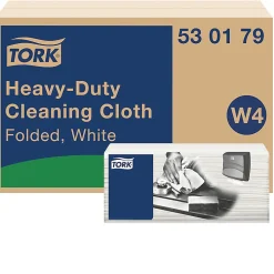 Chiffon de Nettoyage Ultra-résistant blanc W4, Multi-usages, 4 x 105 chiffons, 530179>Tork