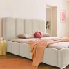 Torreon - lit coffre - 180x200 - sommier inclus - en velours ->Best Mobilier Hot