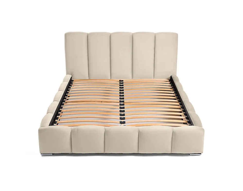 Torreon - lit coffre - 180x200 - sommier inclus - en velours ->Best Mobilier Hot