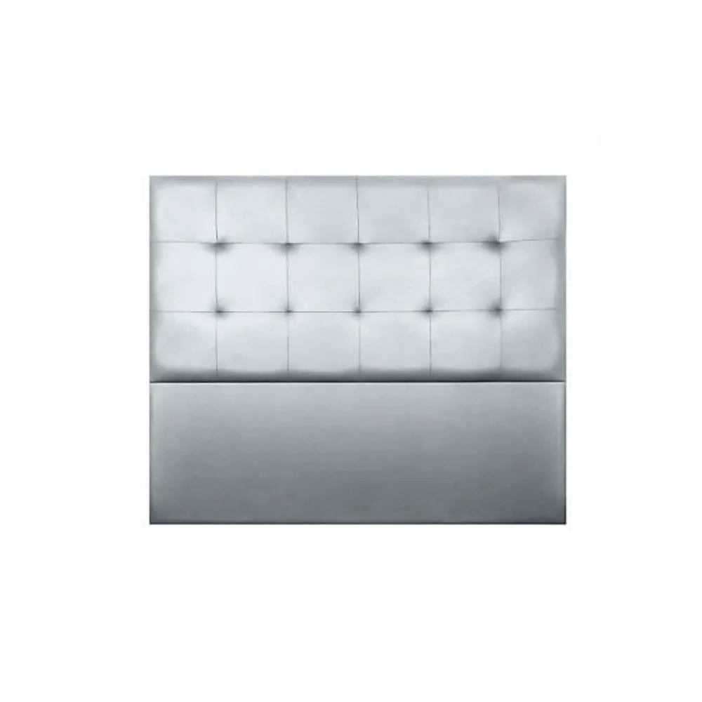 Eccox Tête de lit - Aster - Similicuir argenté - 160 cm - Design contemporain - Garantie 2 ans* Tête De Lit