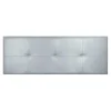 Eccox Tête de lit - Cala - Similicuir argenté - 145 cm - Rembourrage en mousse HR - Fabriqué en Espagne* Tête De Lit