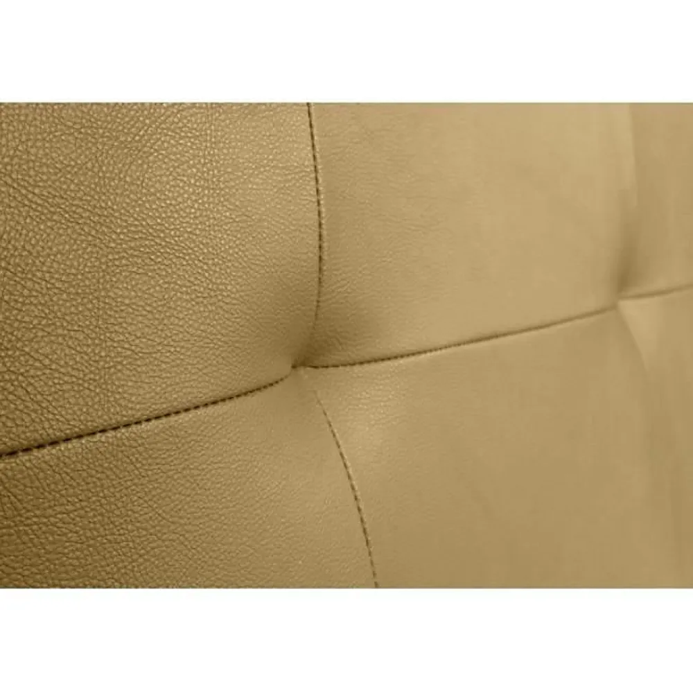 Tête de lit - Cala - Similicuir doré - 160 cm - Rembourrage en mousse HR - Fabriqué en Espagne>Eccox Online