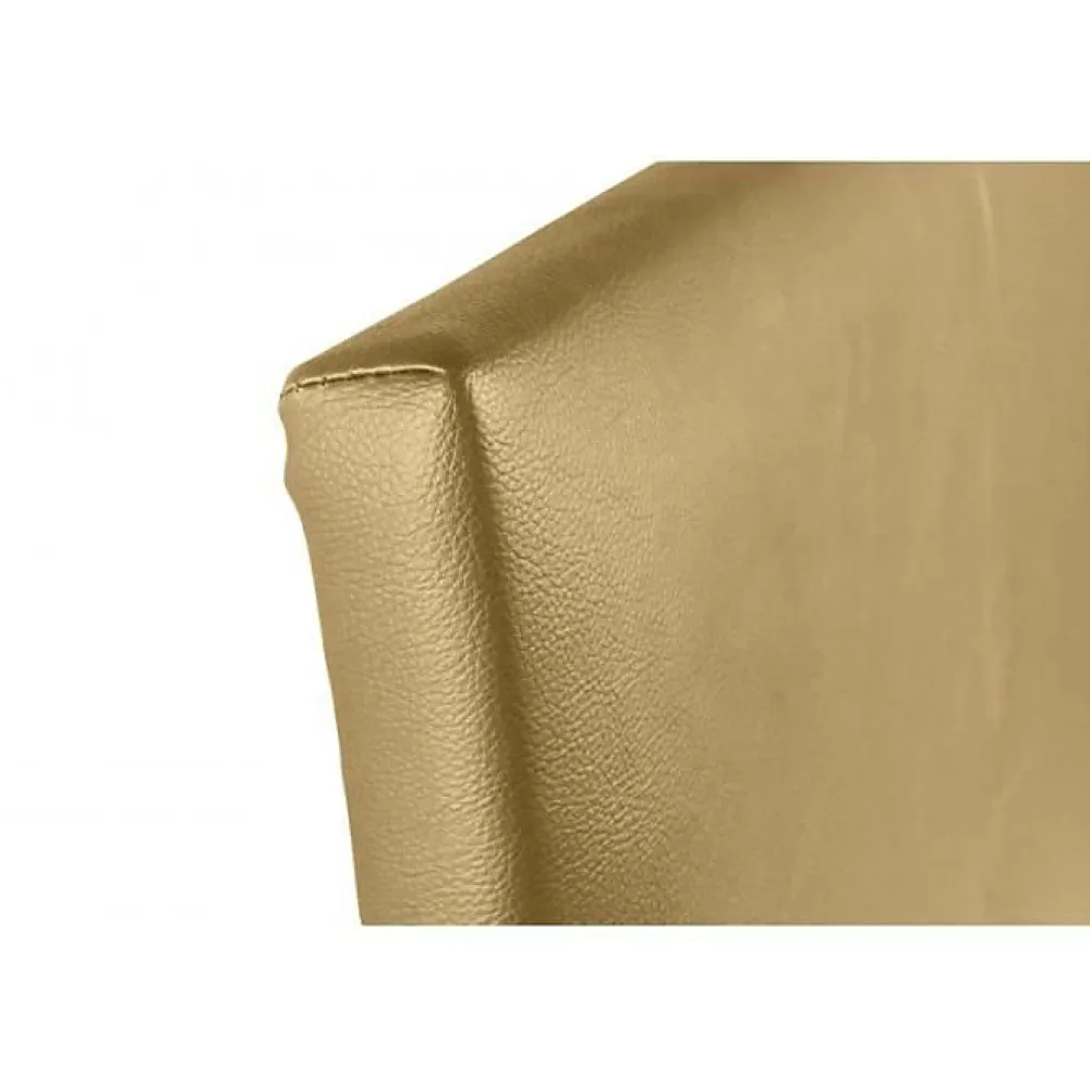 Tête de lit - Cala - Similicuir doré - 160 cm - Rembourrage en mousse HR - Fabriqué en Espagne>Eccox Online