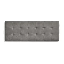 Tête de lit 105 Capitone Damier Tissu Anti-Tache 112x57x5cm Gris.>Eccox Online