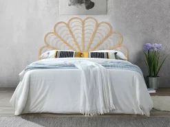 Vente-unique Tête de lit 140 cm - Rotin - Naturel - FLOSIA* Tête De Lit