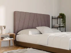 Vente-unique Tête de lit 150 cm - Tissu - Violet clair - LIDAMA* Tête De Lit