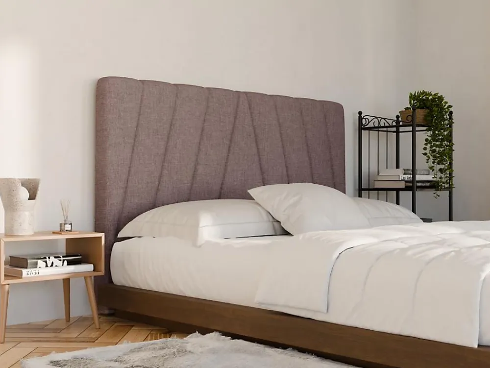 Vente-unique Tête de lit 150 cm - Tissu - Violet clair - LIDAMA* Tête De Lit
