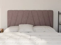 Vente-unique Tête de lit 150 cm - Tissu - Violet clair - LIDAMA* Tête De Lit