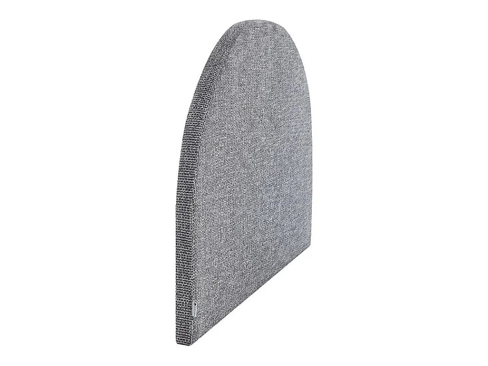 Vente-unique Tête de lit 140 cm - Tissu texturé - Gris - PANIOTI* Tête De Lit