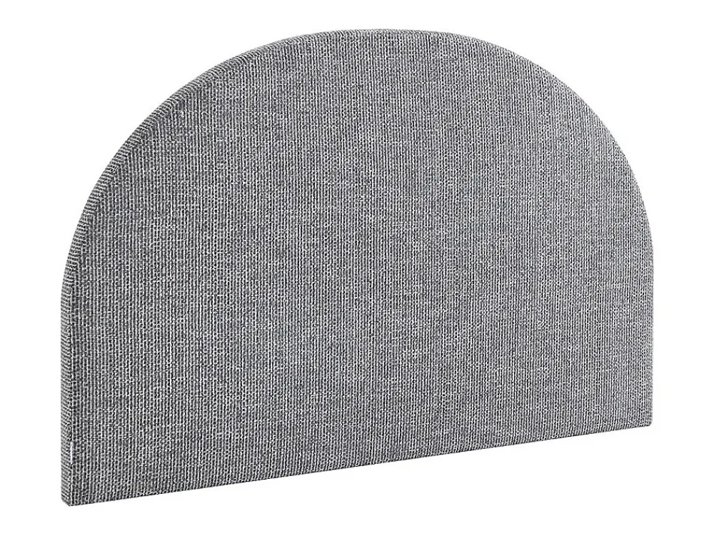 Vente-unique Tête de lit 140 cm - Tissu texturé - Gris - PANIOTI* Tête De Lit