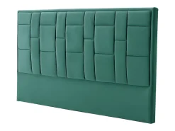 Vente-unique Tête de lit 140 cm - Velours - Vert - HERMINE* Tête De Lit