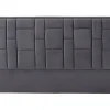 Tête de lit 140 cm - Velours - Gris foncé - HERMINE>Vente-unique