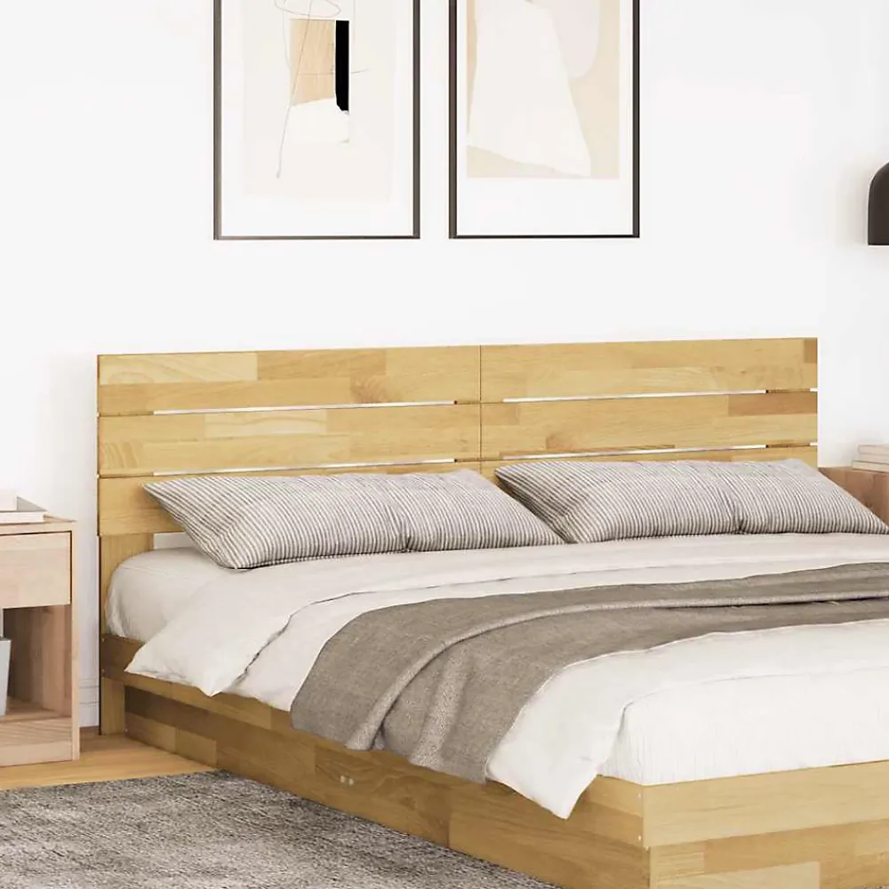 Vidaxl Tête de lit 180 cm en bois massif de chêne* Tête De Lit