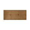 Eccox Tête de lit - Dalia - Cuir - Tissu Aqualine - 190 cm - Résistant aux taches* Tête De Lit