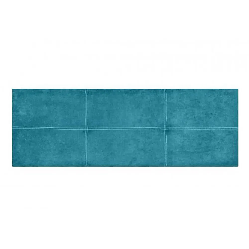 Tête de lit - Dalia - Turquoise - Tissu anti-taches Aqualine - 170 cm - Design contemporain>Eccox Online