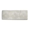 Tête de lit - - 100 Briques - Tissu Anti-Tache - 112x57x5 cm - Design Contemporain>Eccox Outlet