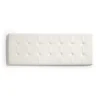 Tête de lit - - 152 x 57 x 5 cm - Similicuir - Design contemporain - Blanc>Eccox Sale