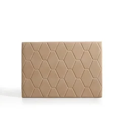 Eccox Tête de lit - - Agata - Tissu Aquaclean - Style Scandinave - 135 cm Camel* Tête De Lit