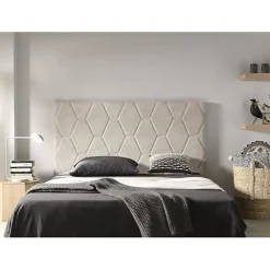 Tête de lit - - Agata - Tissu Aquaclean - Style Scandinave - 154x115x8 cm>Eccox Discount