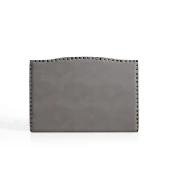 Tête de lit - - Ambar - Tissu Aquaclean - Gris - 115x115x8 cm>Eccox Discount