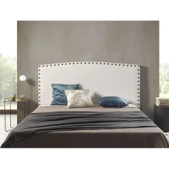 Eccox Tête de lit - - Ambar - Similicuir blanc - Vintage - 160 cm* Tête De Lit