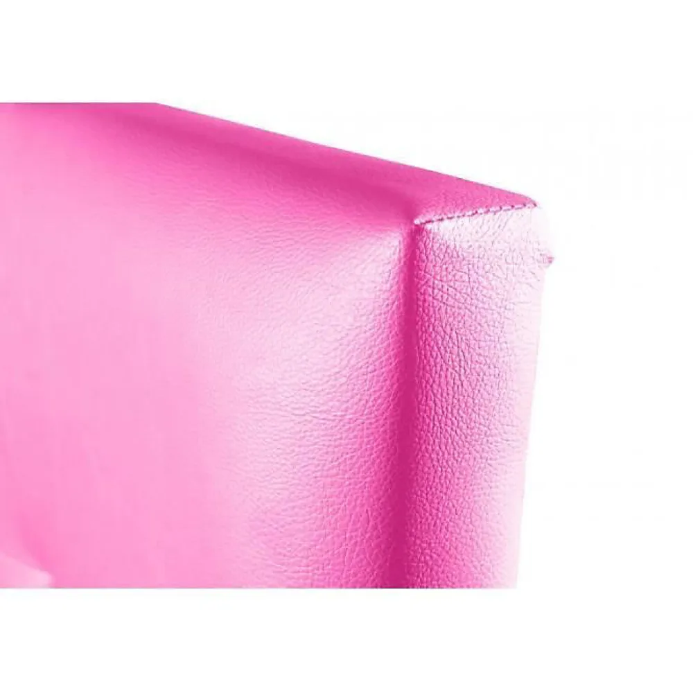 Eccox Tête de lit - - Aster - Similicuir rose - 145 cm - Épaisseur 8 cm - Garantie 2 ans* Tête De Lit