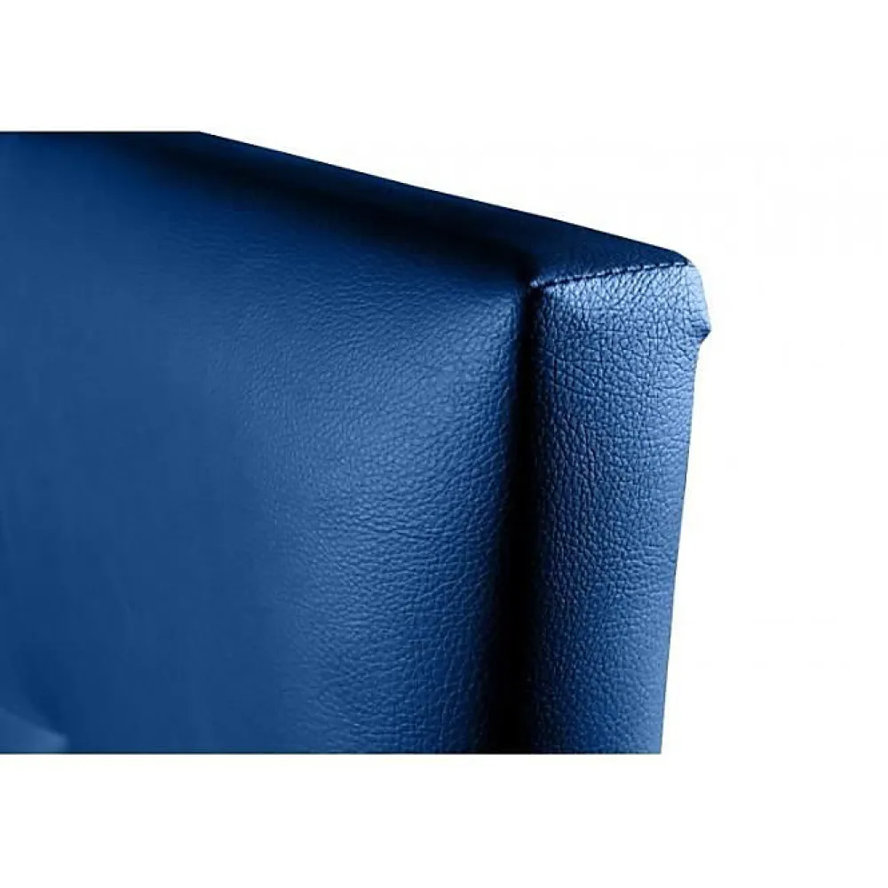 Tête de lit - - Aster - Similicuir bleu - 115 cm - Design contemporain>Eccox