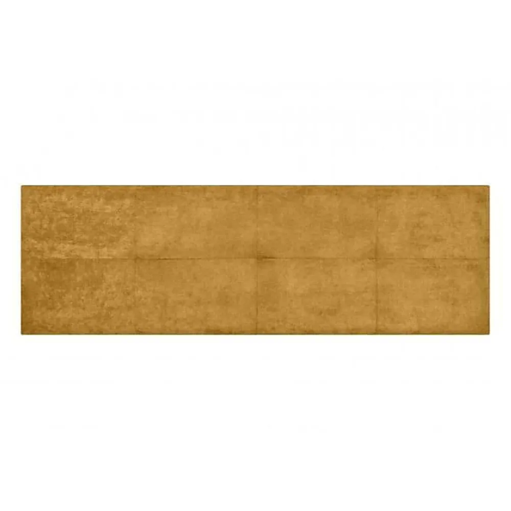 Eccox Tête de lit - - Cala - Tissu anti-tache - Jaune - 100 cm de largeur* Tête De Lit