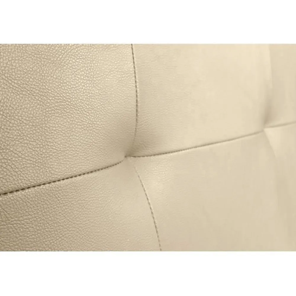 Tête de lit - - Cala - Similicuir beige - 190 cm - Rembourrage en mousse HR>Eccox Best