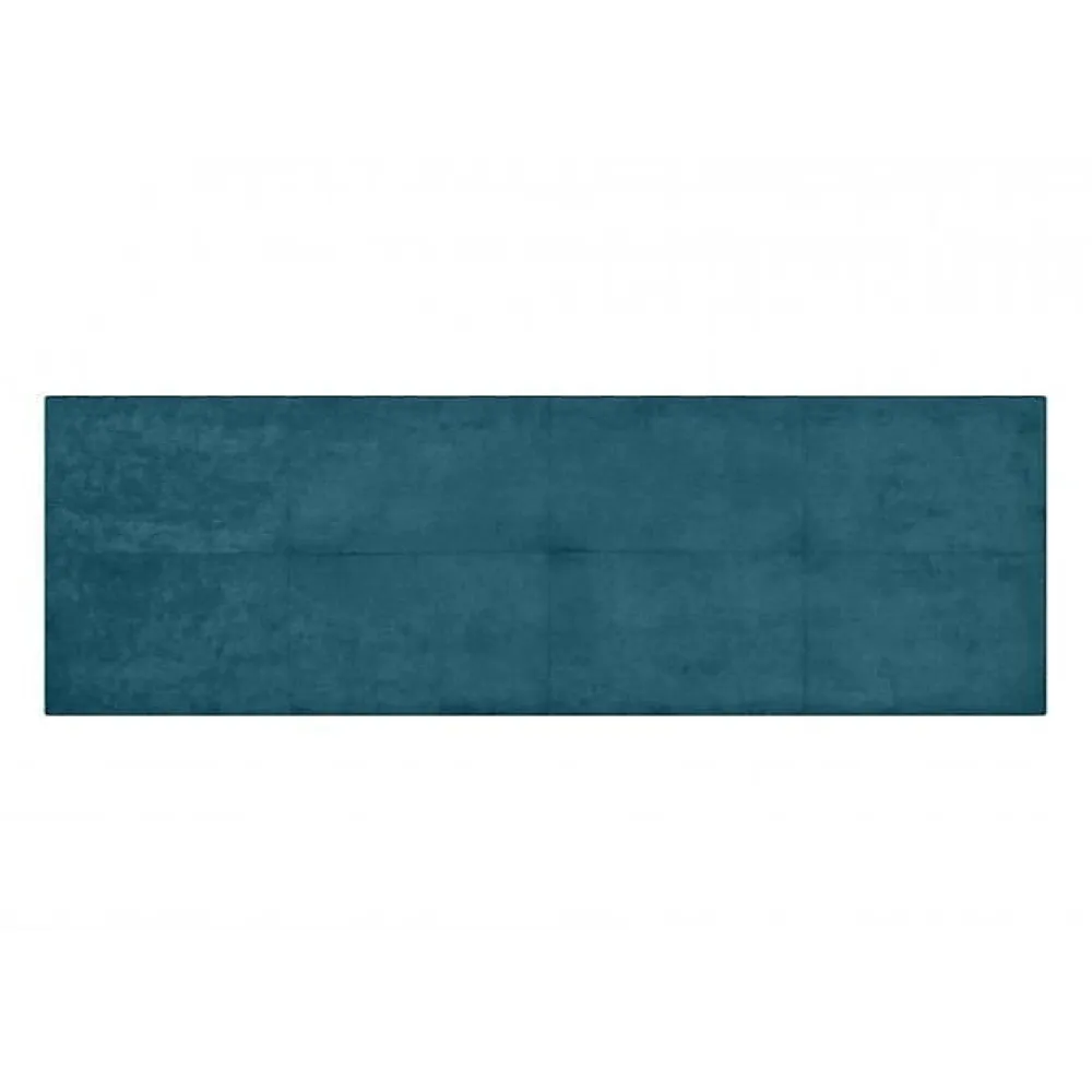 Tête de lit - - Cala - Tissu bleu - 170 cm - Rembourrage en mousse HR>Eccox Clearance