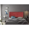 Tête de lit - - Cala - Tissu rouge - 160 cm - Rembourrage en mousse HR>Eccox