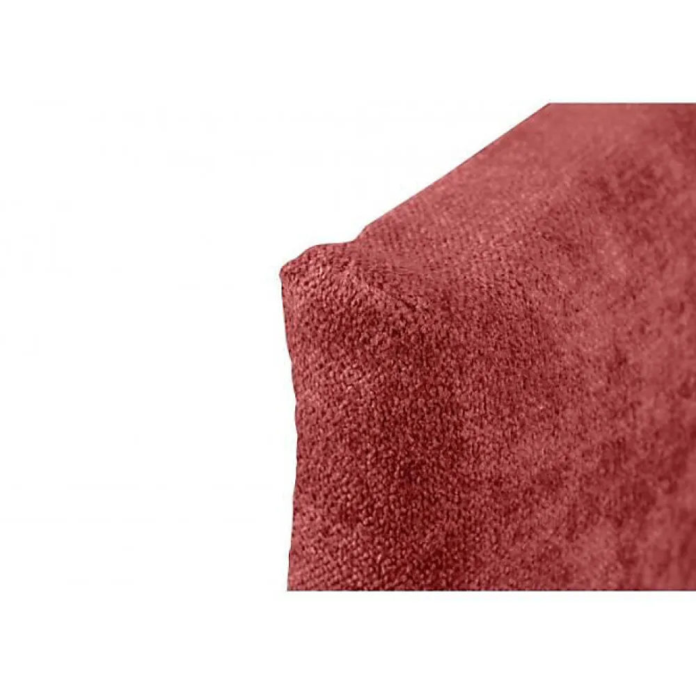 Tête de lit - - Cala - Tissu rouge - 160 cm - Rembourrage en mousse HR>Eccox