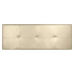 Tête de lit - - Cala - Similicuir beige - 160 cm - Rembourrage en mousse HR><noscript><img width=