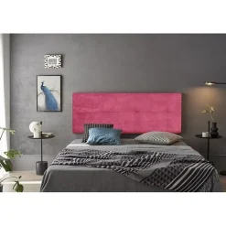 Eccox Tête de lit - - Cala - Tissu anti-tache - 160 cm - Rose* Tête De Lit
