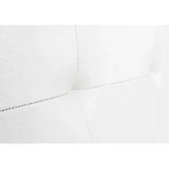 Tête de lit - - Cala - Similicuir blanc - 160 cm - Rembourrage en mousse HR>Eccox Outlet