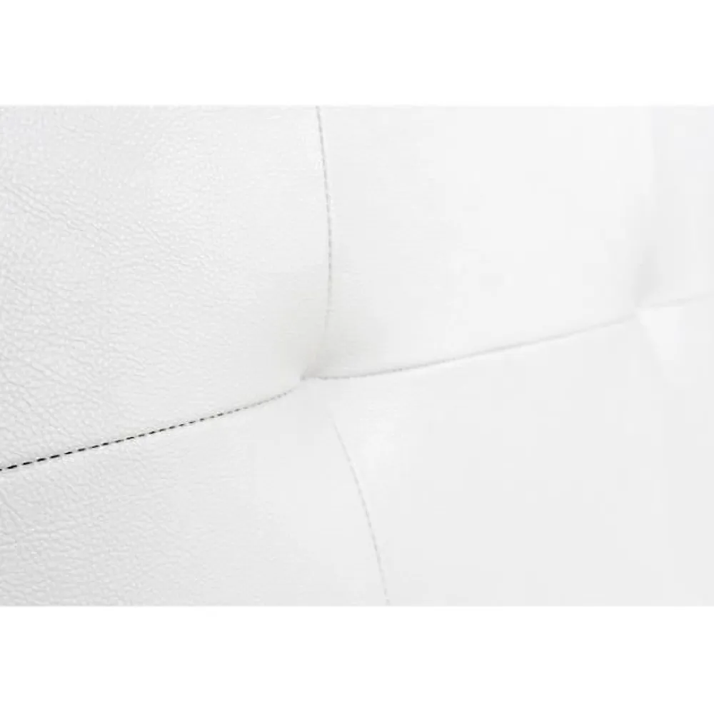 Tête de lit - - Cala - Similicuir blanc - 160 cm - Rembourrage en mousse HR>Eccox Outlet