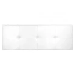 Tête de lit - - Cala - Similicuir blanc - 160 cm - Rembourrage en mousse HR><noscript><img width=