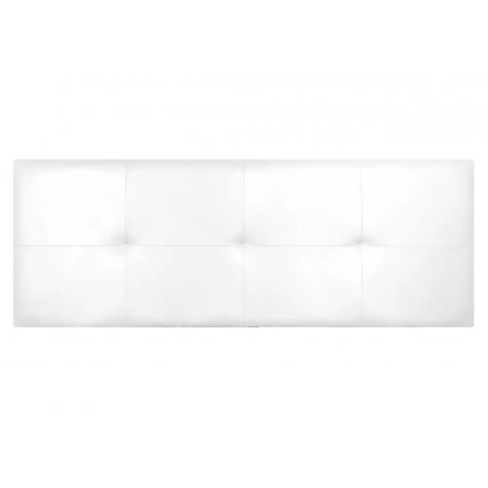 Tête de lit - - Cala - Similicuir blanc - 160 cm - Rembourrage en mousse HR>Eccox Outlet