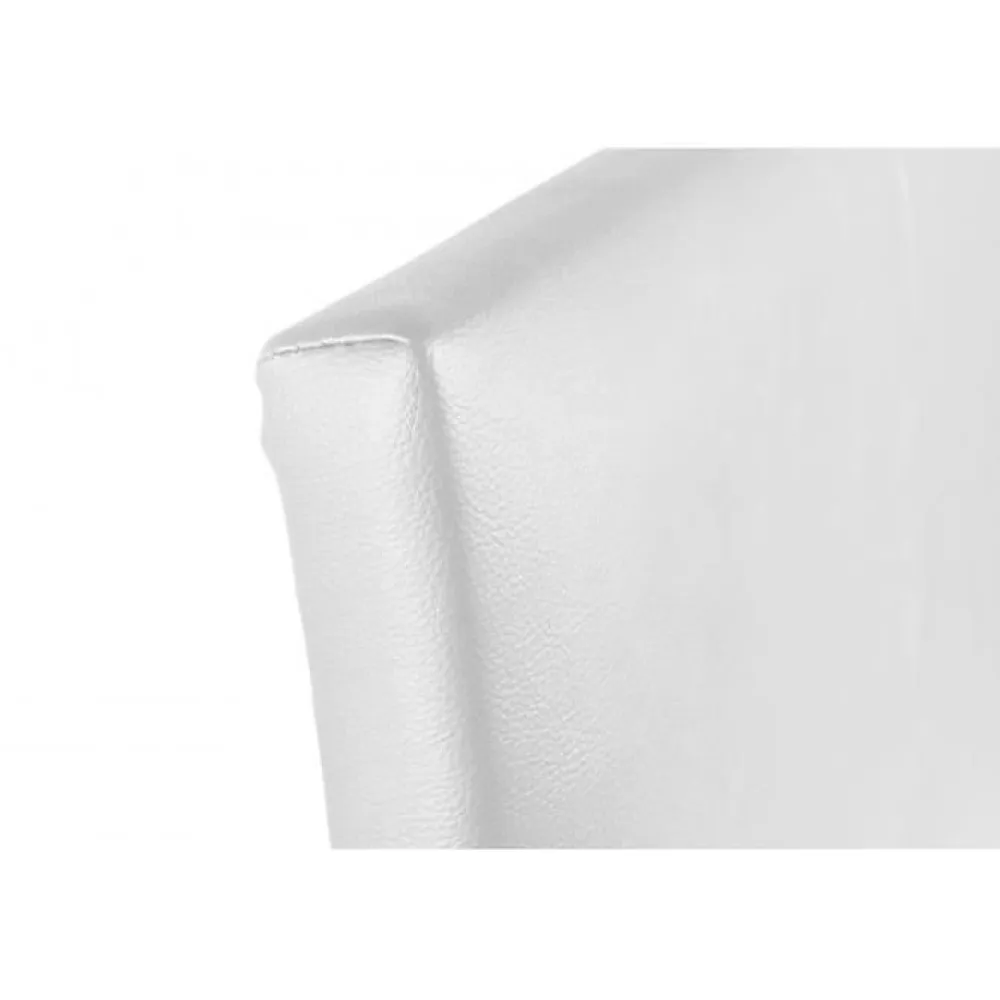 Tête de lit - - Cala - Similicuir blanc - 160 cm - Rembourrage en mousse HR>Eccox Outlet