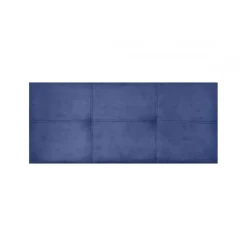 Eccox Tête de lit - - Dalia - Tissu Aqualine - Bleu - 145 cm - Rembourrée* Tête De Lit