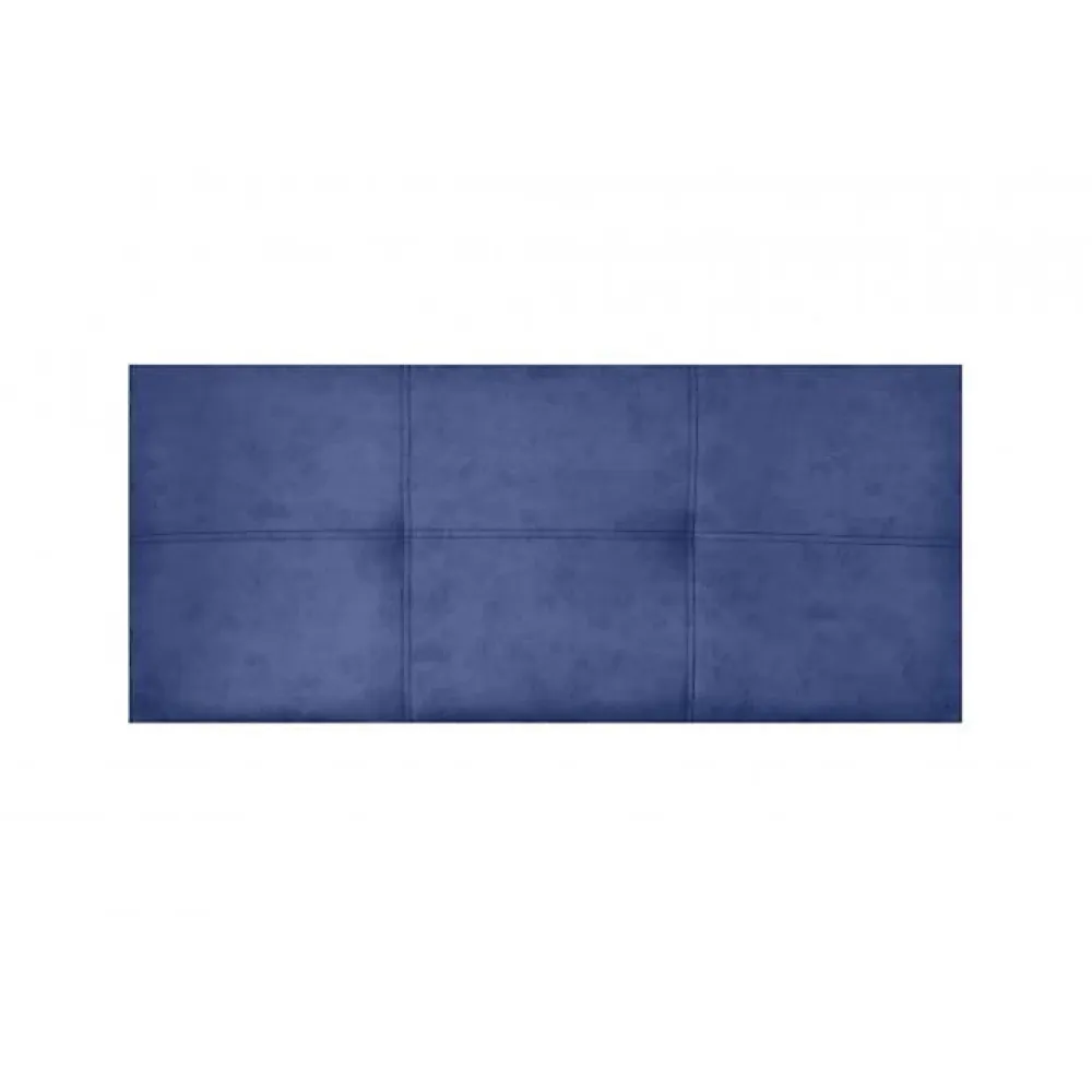 Eccox Tête de lit - - Dalia - Tissu Aqualine - Bleu - 145 cm - Rembourrée* Tête De Lit
