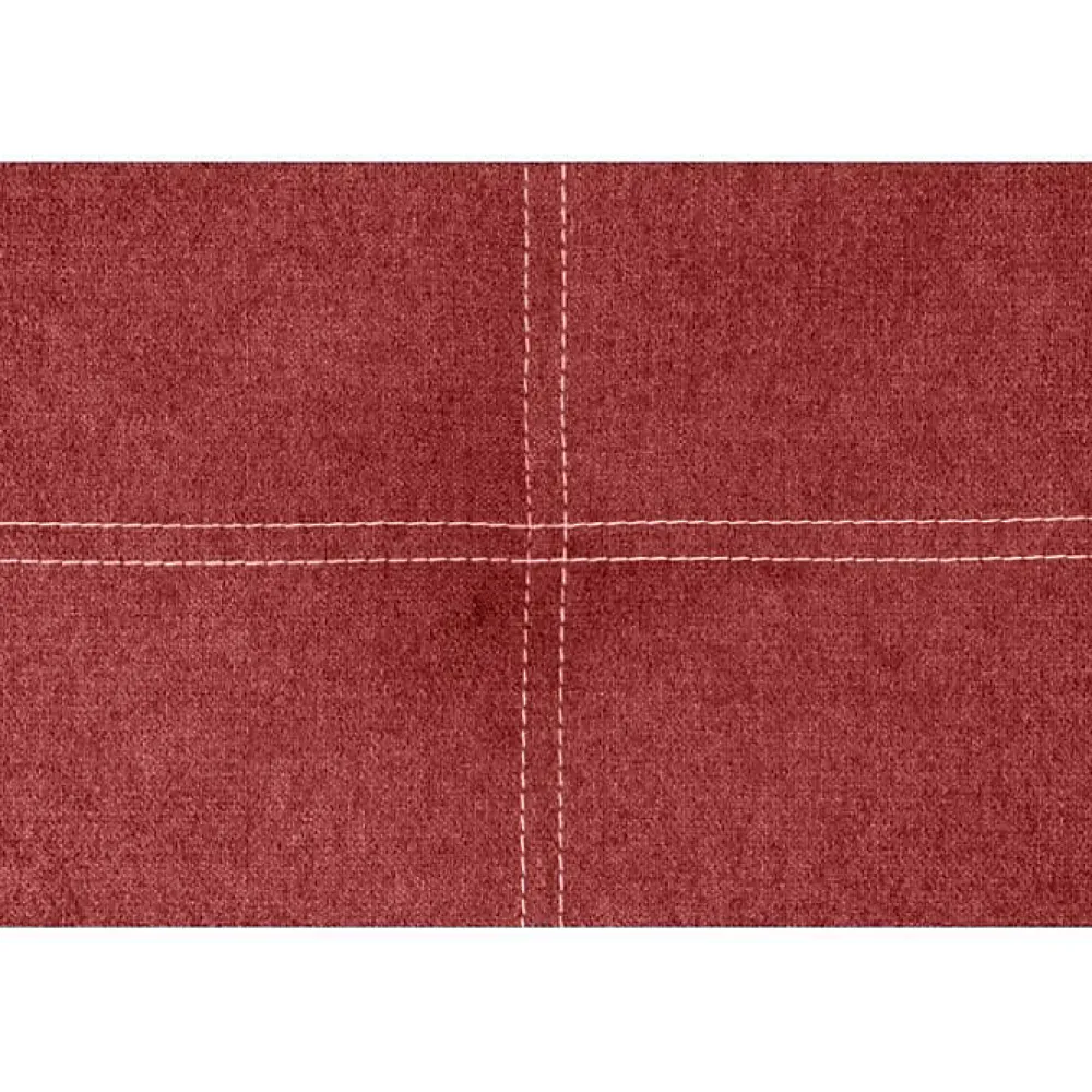 Eccox Tête de lit - - Dalia - Tissu Aqualine - Rouge - 210 cm - Rembourrée* Tête De Lit
