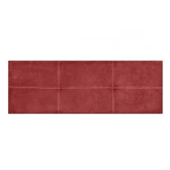 Eccox Tête de lit - - Dalia - Tissu Aqualine - Rouge - 210 cm - Rembourrée* Tête De Lit