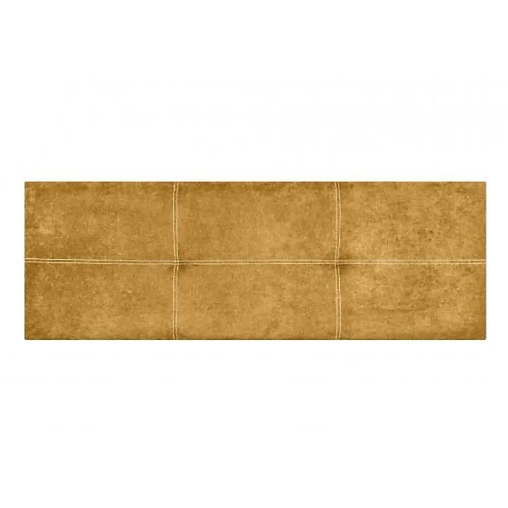 Tête de lit - - Dalia - Tissu Aqualine - Jaune - 115 cm - Rembourrée>Eccox