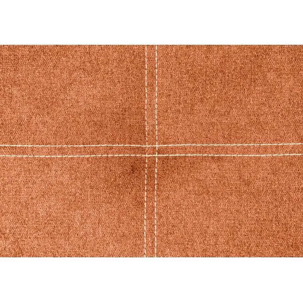 Tête de lit - - Dalia - Tissu Aqualine - Orange - 145 cm - Rembourrée>Eccox Clearance