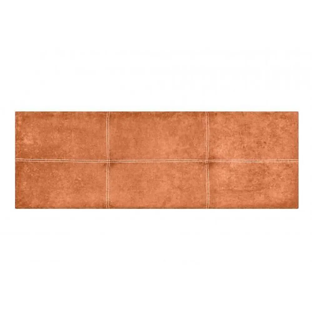 Tête de lit - - Dalia - Tissu Aqualine - Orange - 145 cm - Rembourrée>Eccox Clearance
