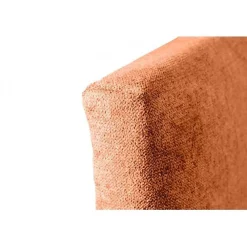 Tête de lit - - Dalia - Tissu Aqualine - Orange - 145 cm - Rembourrée><noscript><img width=