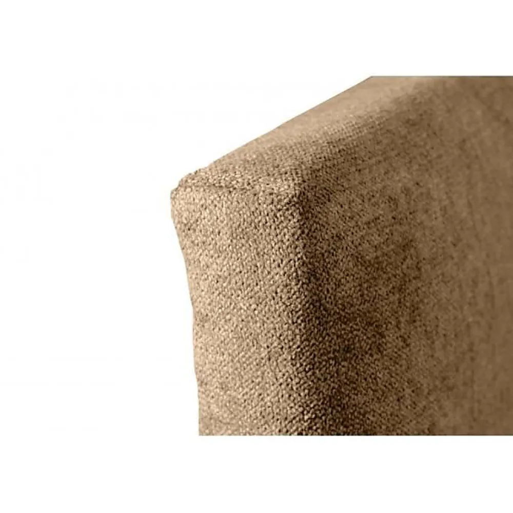 Eccox Tête de lit - - Dalia - Tissu anti-taches Aqualine - 100 cm - Marron* Tête De Lit