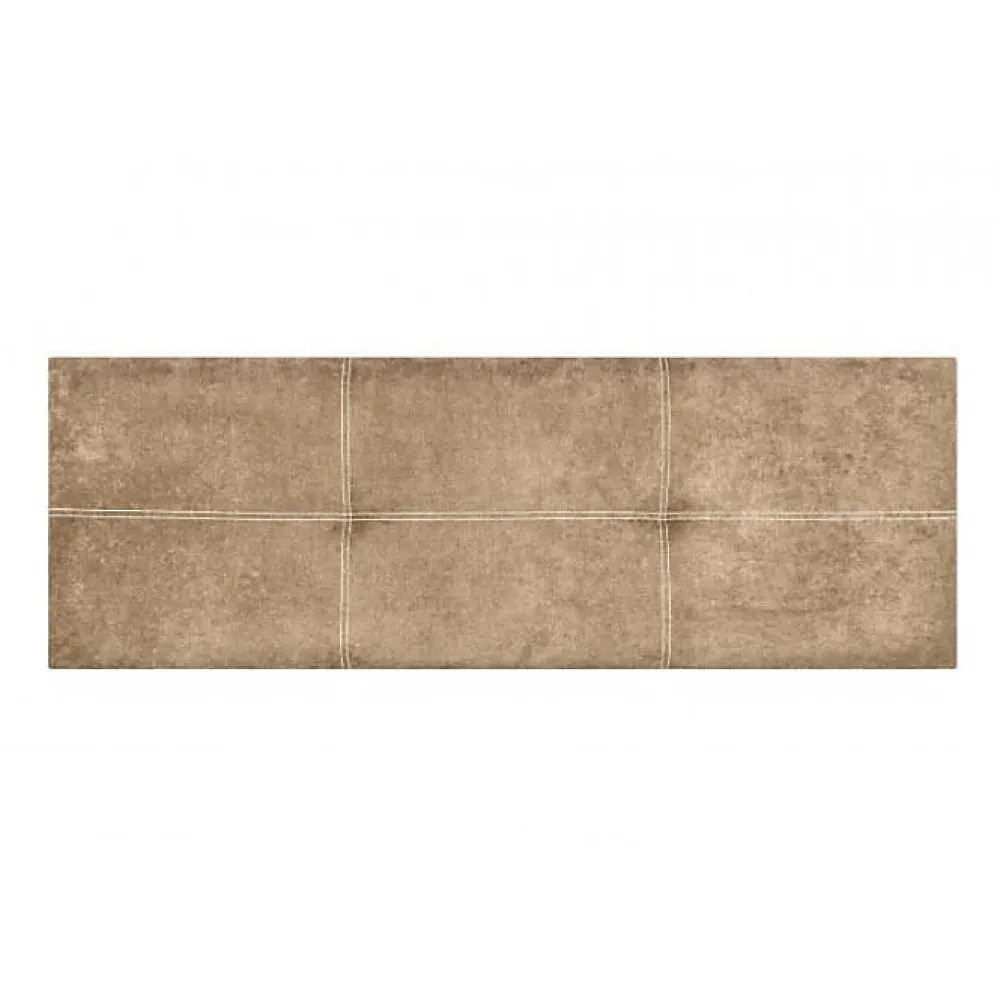 Eccox Tête de lit - - Dalia - Tissu anti-taches Aqualine - 100 cm - Marron* Tête De Lit